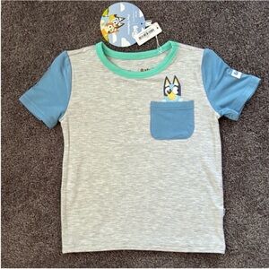 Little Sleepies Bluey Graphic Pocket Tee 2T